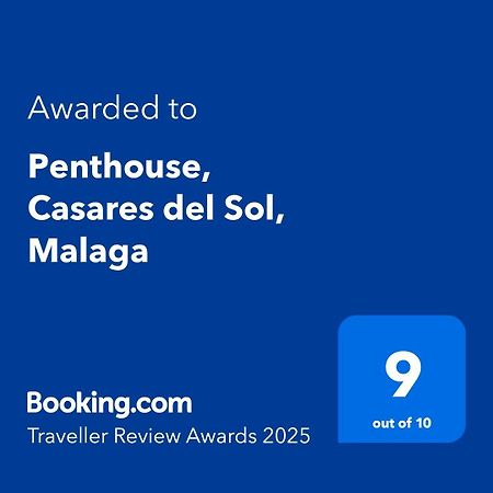 Penthouse, Casares Del Sol, Malaga Apartman Kültér fotó